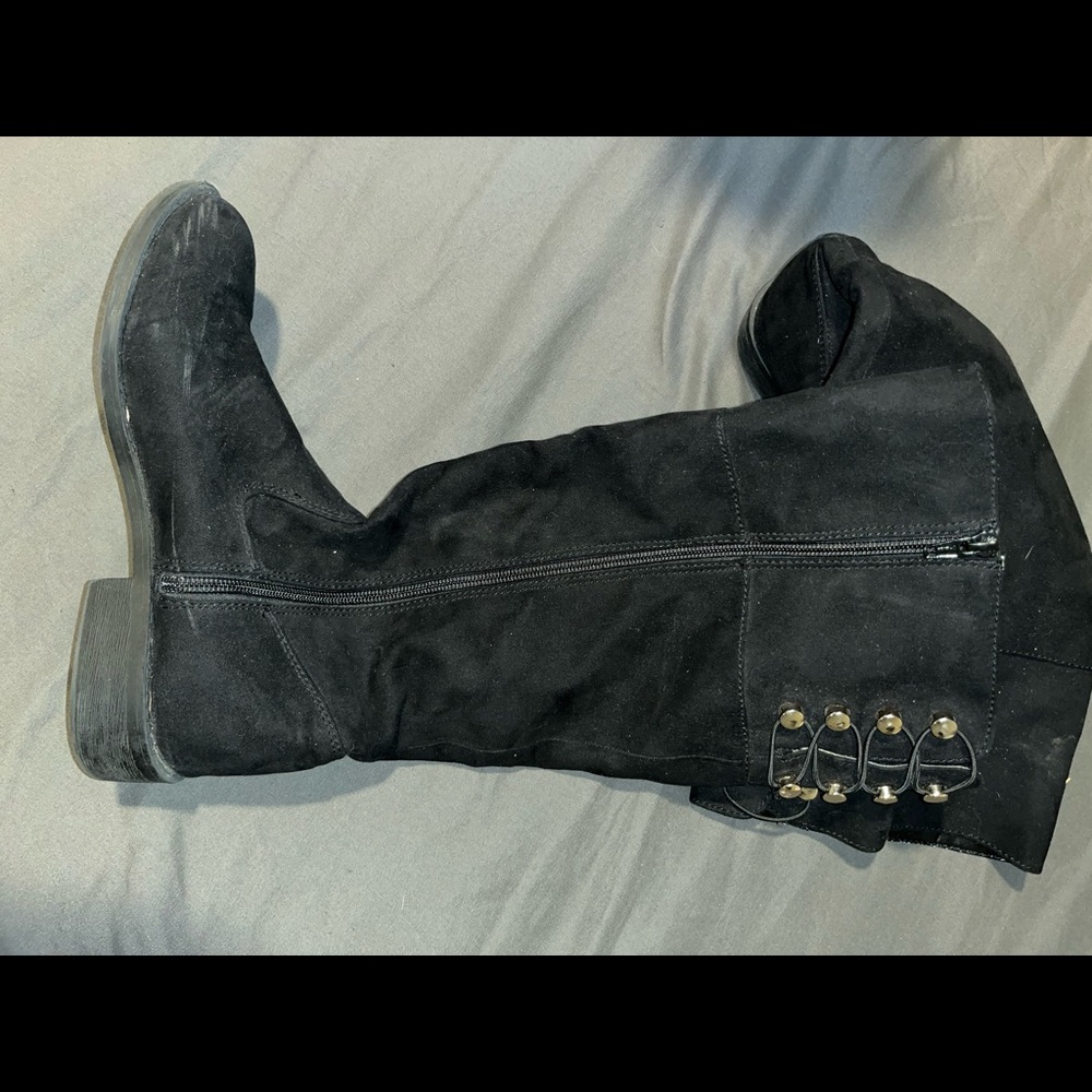 Tall Buckle Boots